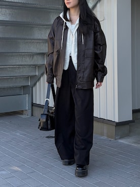 「COLONY 2139（コロニートゥーワンスリーナイン）のアイテム」を使った、はるなさん（レディース・160cm）の冬コーディネート