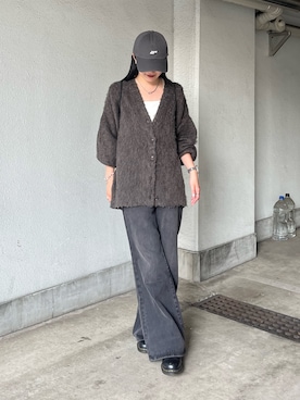 「アイテム（バックパック/リュック）」を使った、はるなさん（レディース・160cm）の秋コーディネート