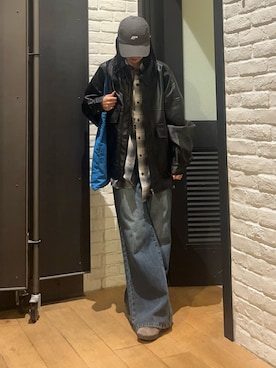 「アイテム（ブルゾン）」を使った、はるなさん（レディース・160cm）の秋コーディネート