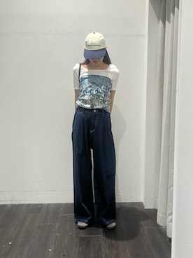 「アイテム（バックパック/リュック）」を使った、はるなさん（レディース・160cm・20代）の夏コーディネート