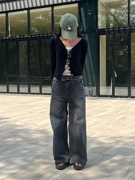 「アイテム（キャミソール）」を使った、はるなさん（レディース・160cm）の秋コーディネート