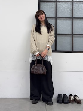 「COLONY 2139（コロニートゥーワンスリーナイン）のアイテム」を使った、はるなさん（レディース・160cm）の春コーディネート