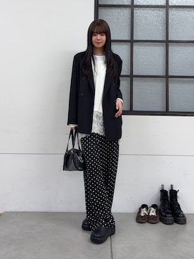 「COLONY 2139（コロニートゥーワンスリーナイン）のアイテム（バッグ）」を使った、はるなさん（レディース・160cm）の春コーディネート