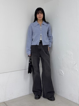 「アイテム（キャミソール）」を使った、はるなさん（レディース・160cm・20代）の冬コーディネート