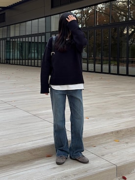 「COLONY 2139（コロニートゥーワンスリーナイン）のアイテム（ショルダーバッグ）」を使った、はるなさん（レディース・160cm）の冬コーディネート