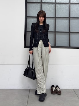 「COLONY 2139（コロニートゥーワンスリーナイン）のアイテム（バッグ）」を使った、はるなさん（レディース・160cm）の春コーディネート