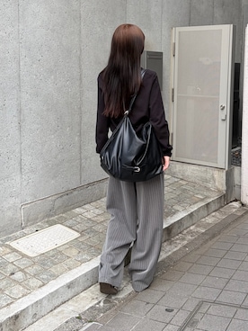 「COLONY 2139（コロニートゥーワンスリーナイン）のアイテム（パンツ）」を使った、はるなさん（レディース・160cm）の春コーディネート