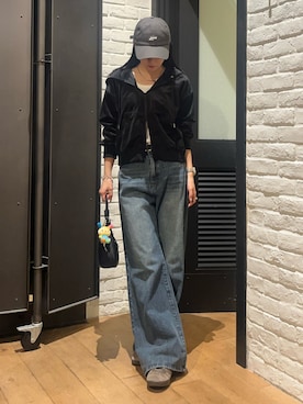 「COLONY 2139（コロニートゥーワンスリーナイン）のアイテム（帽子）」を使った、はるなさん（レディース・160cm）の秋コーディネート