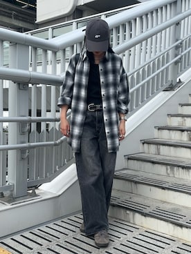 「アイテム（キャミソール）」を使った、はるなさん（レディース・160cm）の秋コーディネート