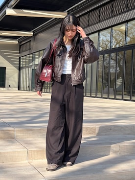 「COLONY 2139（コロニートゥーワンスリーナイン）のアイテム」を使った、はるなさん（レディース・160cm）の冬コーディネート