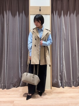 「Te chichi（テチチ）のアイテム（パンツ）」を使った、hinaさん（レディース・152cm）の春コーディネート