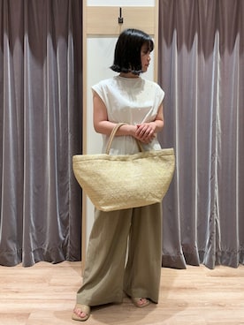 「Te chichi（テチチ）のアイテム（サンダル）」を使った、hinaさん（レディース・152cm）の夏コーディネート