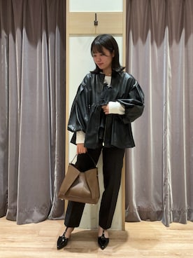 「Te chichi（テチチ）のアイテム（ブルゾン）」を使った、hinaさん（レディース・152cm）の秋コーディネート