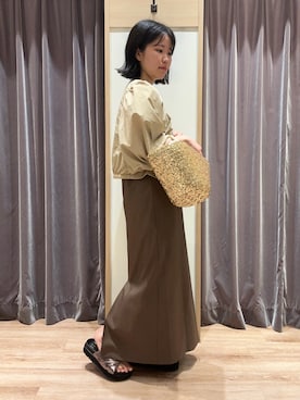 「Te chichi（テチチ）のアイテム（ブルゾン）」を使った、hinaさん（レディース・152cm）の夏コーディネート