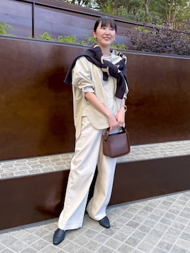 「BARNYARDSTORM（バンヤードストーム）のBARNYARDSTORM / メタルチョーカー（チョーカー）」を使った、HIRASHITA☕️さん（レディース・162cm）の冬コーディネート