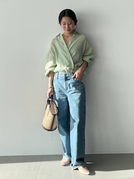 「upperhights（アッパーハイツ）のアイテム」を使った、bl_misatoさん（レディース・159cm）の春コーディネート