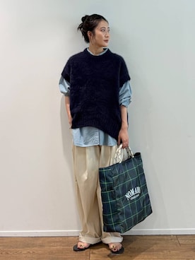 「NOMADIS（ノマディス）のアイテム」を使った、bl_misatoさん（レディース・159cm）の夏コーディネート