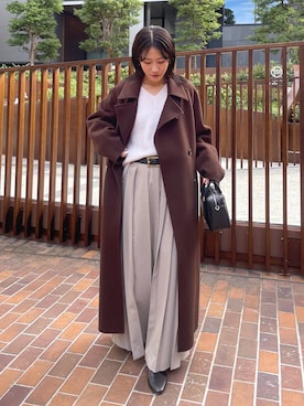 「BABYLONE（バビロン）のアイテム（スカート）」を使った、bl_misatoさん（レディース・159cm）の秋コーディネート