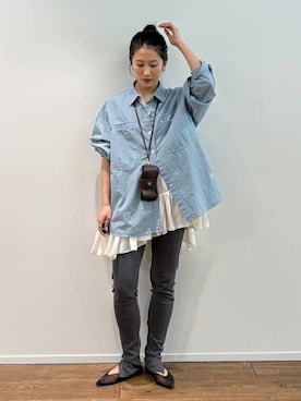 「BABYLONE（バビロン）のアイテム」を使った、bl_misatoさん（レディース・159cm）の夏コーディネート