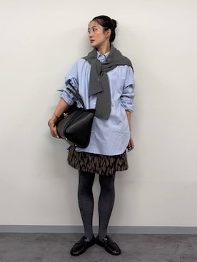 「MOHI（モヒ）のアイテム」を使った、bl_misatoさん（レディース・159cm）の秋コーディネート