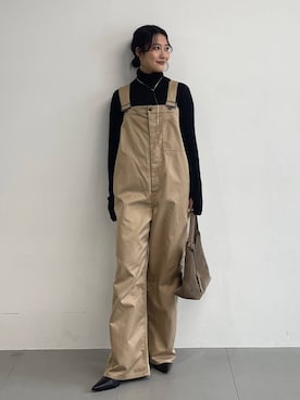 「アイテム（オールインワン・サロペット）」を使った、bl_misatoさん（レディース・159cm）の冬コーディネート