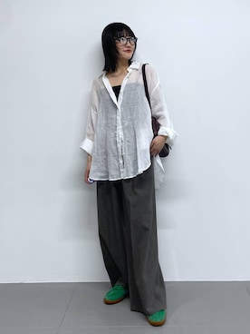 「アイテム（キャミソール、ブラック系）」を使った、bl_misatoさん（レディース・159cm）の春コーディネート