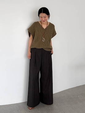 「BABYLONE（バビロン）のアイテム」を使った、bl_misatoさん（レディース・159cm）の夏コーディネート