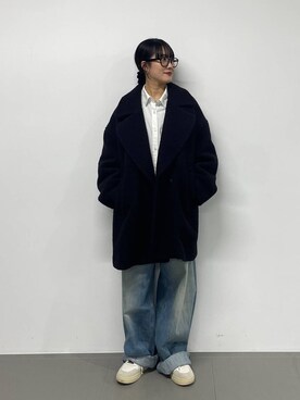「アイテム（ピーコート）」を使った、bl_misatoさん（レディース・159cm・20代）の秋コーディネート
