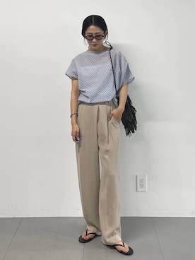 「BABYLONE（バビロン）のアイテム」を使った、bl_misatoさん（レディース・159cm）の夏コーディネート