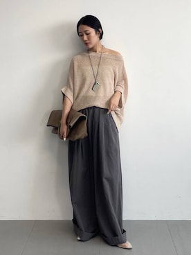 「BABYLONE（バビロン）のアイテム」を使った、bl_misatoさん（レディース・159cm）の春コーディネート