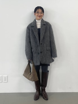 「アイテム（キャミソール、ブラック系）」を使った、bl_misatoさん（レディース・159cm）の秋コーディネート