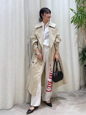 「アイテム（トレンチコート）」を使った、bl_misatoさん（レディース・159cm・20代）の春コーディネート