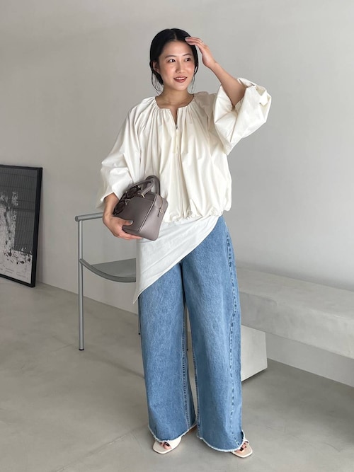 バレルレッグデニムパンツ（デニムパンツ）｜BABYLONE（バビロン）の