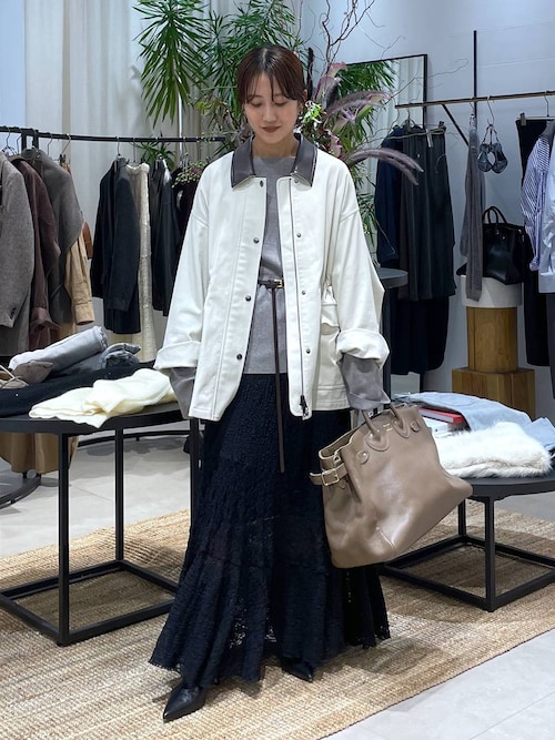 週末限定値下げ⭐︎コットンカルゼバイカラーブルゾン セール】コットンカルゼバイカラーブルゾン（ブルゾン）｜BABYLONE