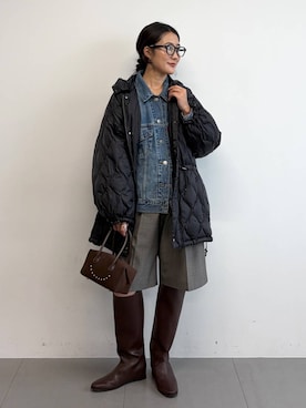 「Levi's（リーバイス）のアイテム（ジャケット/アウター）」を使った、bl_misatoさん（レディース・159cm）の秋コーディネート