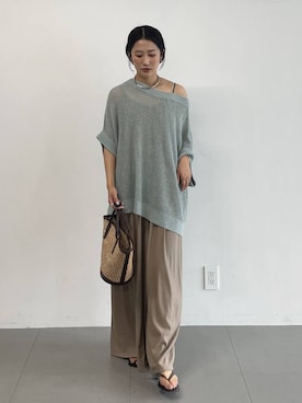 「MOHI（モヒ）のアイテム」を使った、bl_misatoさん（レディース・159cm）の夏コーディネート