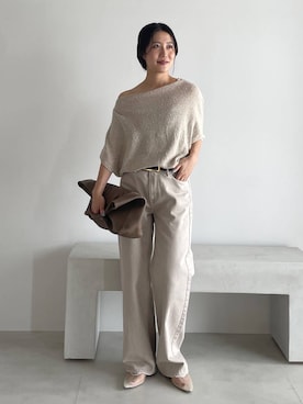 「upperhights（アッパーハイツ）のアイテム」を使った、bl_misatoさん（レディース・159cm）の春コーディネート