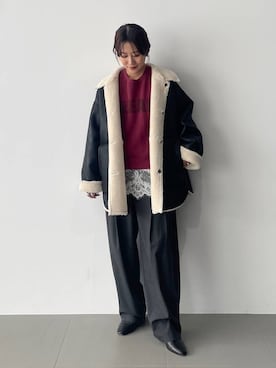 「アイテム（ブルゾン）」を使った、bl_misatoさん（レディース・159cm・20代）の秋コーディネート