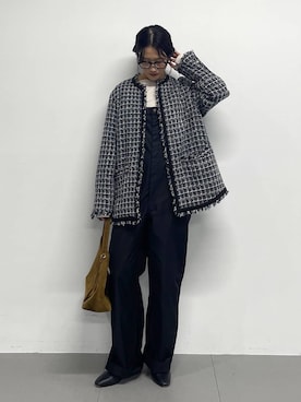 「アイテム（オールインワン・サロペット）」を使った、bl_misatoさん（レディース・159cm）の秋コーディネート