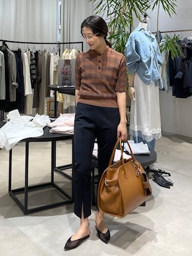 「AULENTTI（オウレンティ）のアイテム」を使った、bl_misatoさん（レディース・159cm）の春コーディネート