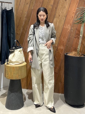 「ADD CULUMN（アドカラム）のアイテム」を使った、bl_misatoさん（レディース・159cm）の春コーディネート