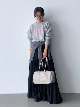 「BABYLONE（バビロン）のアイテム（スカート）」を使った、bl_misatoさん（レディース・159cm）の秋コーディネート