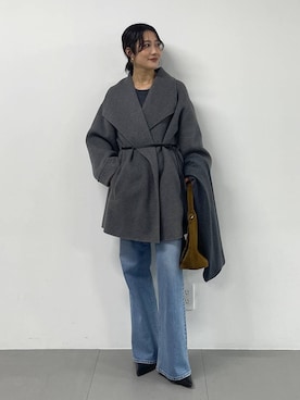「アイテム（ピーコート）」を使った、bl_misatoさん（レディース・159cm・20代）の秋コーディネート
