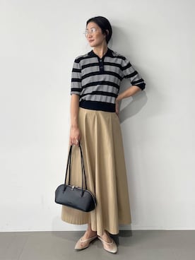 「ADD CULUMN（アドカラム）のアイテム」を使った、bl_misatoさん（レディース・159cm）の春コーディネート