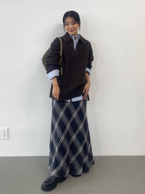 セール】スキッパーミドルゲージニットプルオーバー（ニット/セーター