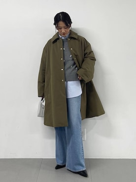 「アイテム（ナイロンジャケット）」を使った、bl_misatoさん（レディース・159cm）の秋コーディネート