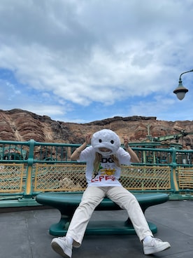 「CDG（シーディージー）のアイテム」を使った、田中さん（レディース・165cm）の秋コーディネート