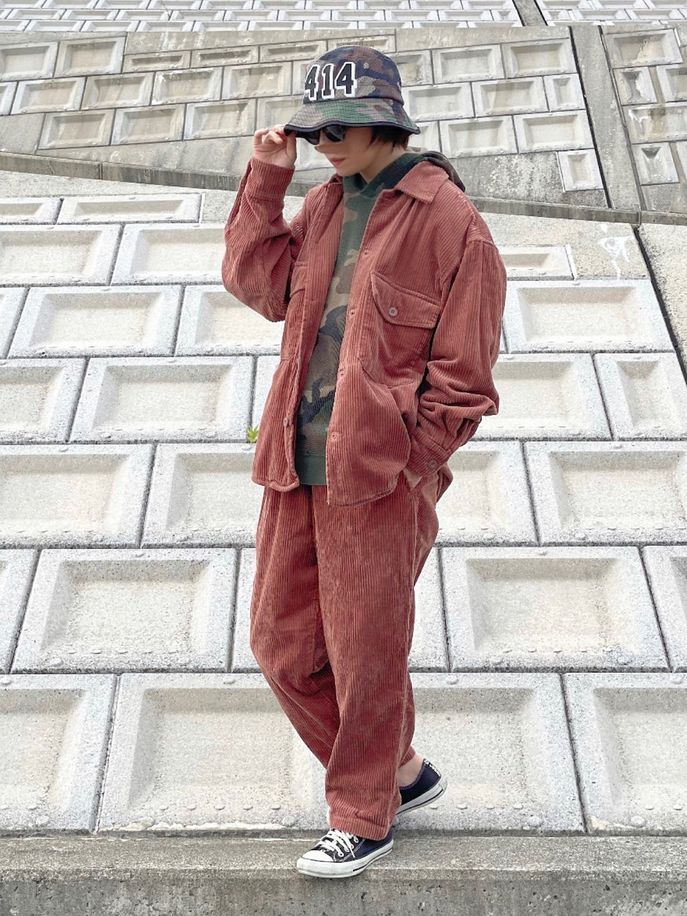 Supreme のアイテムを使った「コーデュロイシャツ」の人気