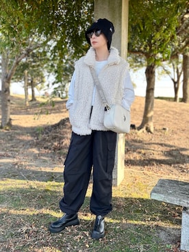 「U.S.POLO ASSN.」｜𝑴𝒂さん（レディース・160cm）の秋コーディネート