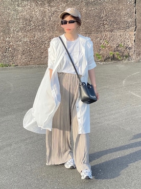 「zucca」｜「アイテム（ワンピース/ドレス）」を使った、𝑴𝒂さん（レディース・160cm）の夏コーディネート
